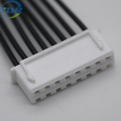 JST XHP-8 1007 26AWG Black Female Connector XH2.5 Both Ends Wire Harness